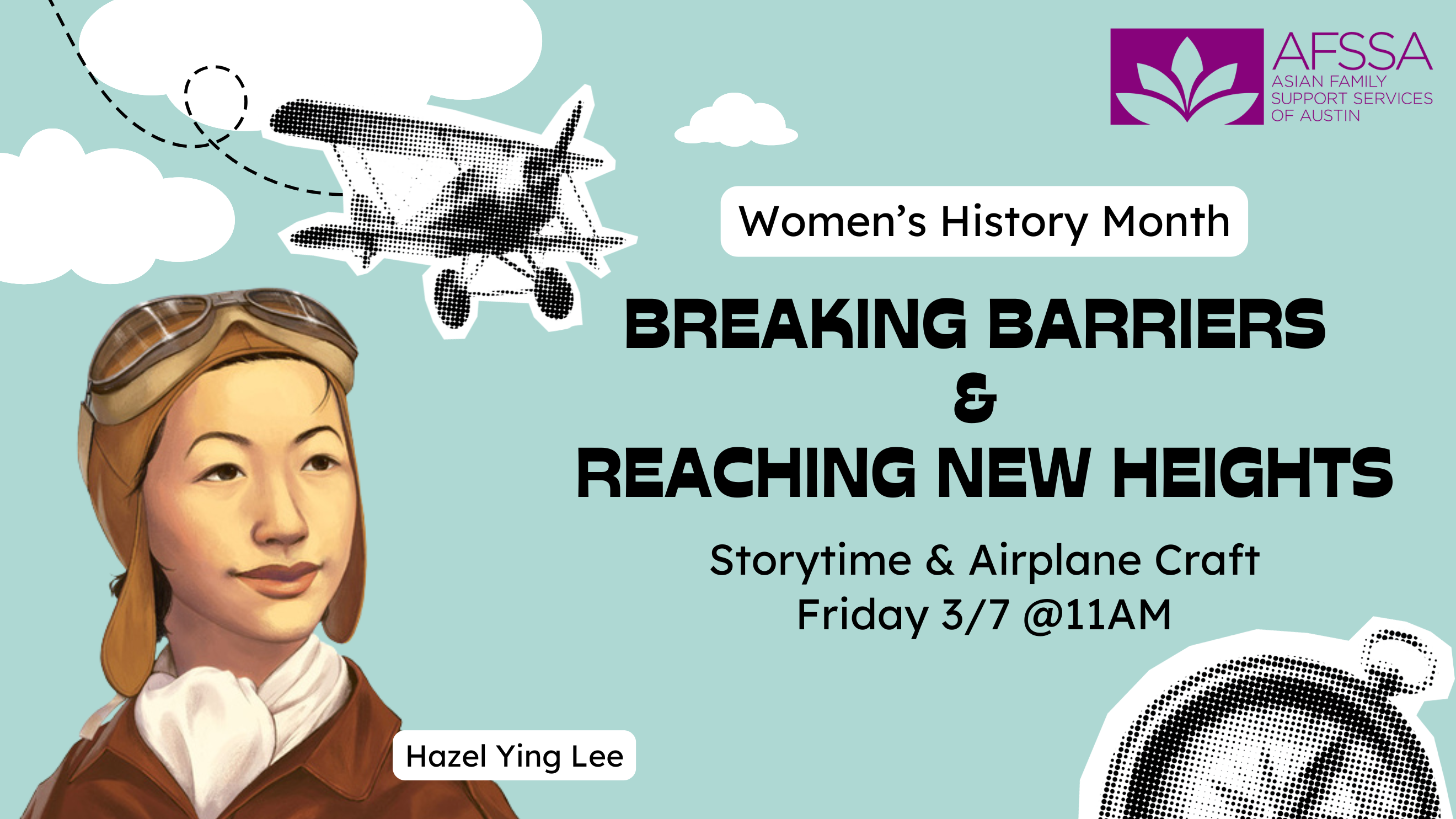 Breaking Barriers & Reaching New Heights Story Time & Craft